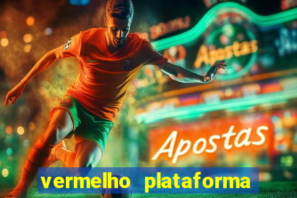 vermelho plataforma de jogos